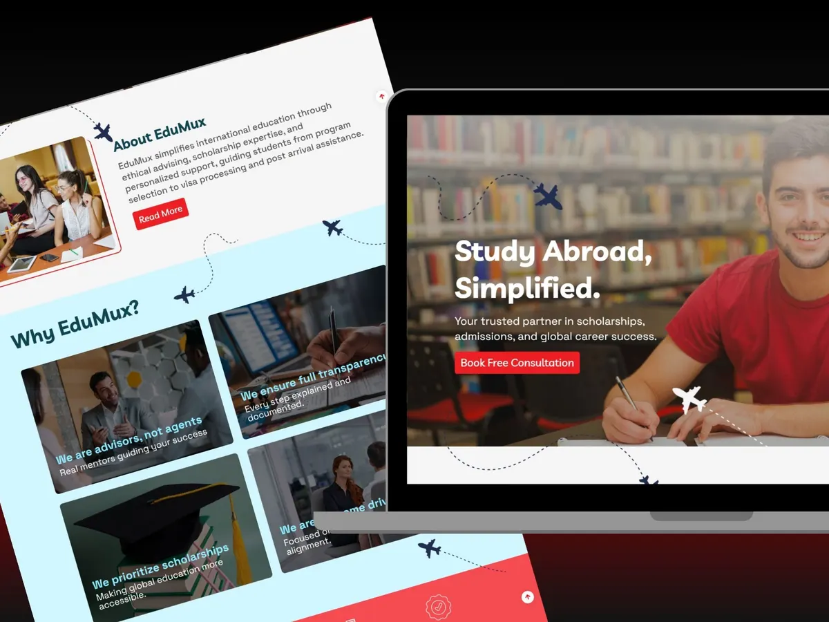 Project screen for Student Pilot Portal